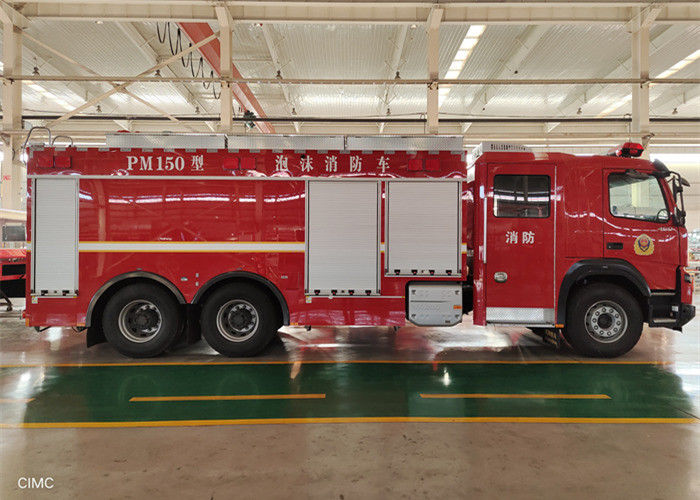 15000kg Water Foam and Dry Power Combined Water Tanker Fire Truck 90 L/s Pump