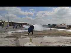 29 ton 6x6 Drive ARFF Airport Vliegtuig brandweerwagen met opvouwbare reddingsboom