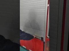 Hoogwaardige aluminiummetailleur sluitbare rolluiken deuren