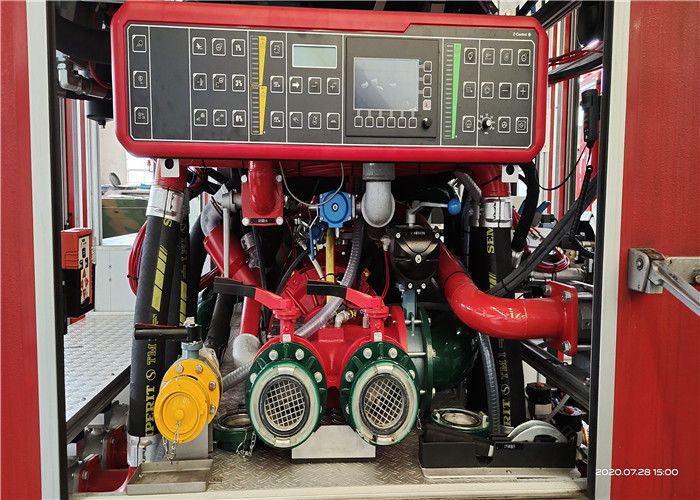 Four Stroke 4×2 Anti Drop 6000L/M Q235A Foam and Water Tanker Fire Truck