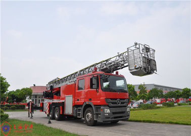 Ingevoerd Benz Chassis 6X4 drijft Vrachtwagen 32 van de Brandweerladderbrand meet het Werk Hoogte