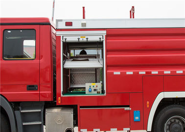 6x6 Drive Airport Fire Vehicles met Water Foam Monitor Gooibereik meer dan 75 m
