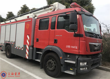 25 Meters Max Hoogte Korte Aanpassing Tijd Luchtladder Brandweerwagen 4x2 Aandrijving
