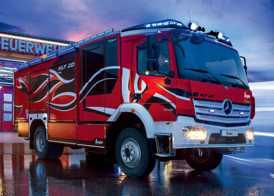 Van de de Aandrijvingsnoodsituatie van Ziegleradvancer 4x4 van de de Reddingsluchthaven Snelle de Brandvrachtwagen