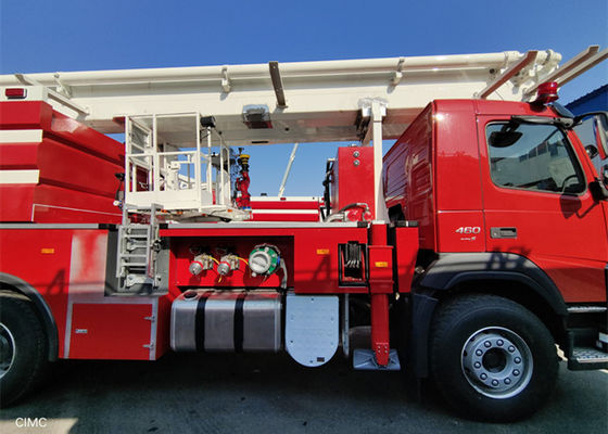 het Voertuig van de de Brandweerladderbrand van 2100nm 1080rpm met Brandmonitor het Stromen 4800L/Min
